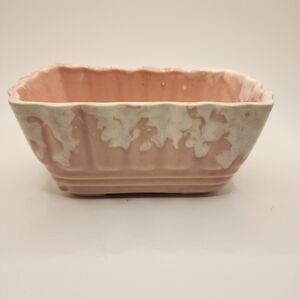 Vintage Brush USA Planter #27-6 Pink&White